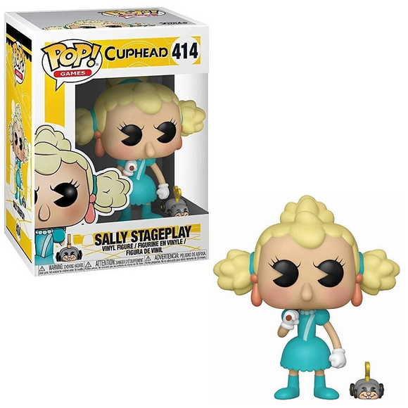 Sally Stageplay #414 Cuphead Funko Pop! in and out of box