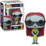 Sally #1469 With Glasses Beach Funko Pop shown in and out of the box.
