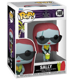 Sally #1469 With Glasses Beach Funko Pop inside the box.