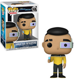 Samanthan Rutherford #1436 Funko Pop! shown in box and out of box, front view