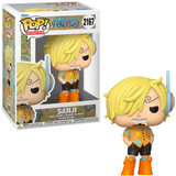 Sanji #2167 One Piece Funko Pop in box and out of box