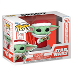 Santa Grogu with Cookies #747 Funko Pop! – in and out of box from Star Wars: The Mandalorian [Holiday]