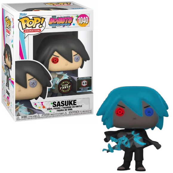 Sasuke #1040 GITD Chase Funko Pop! in box and out of box