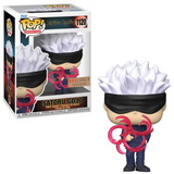 Satoru Gojo #1120 Jujutsu Kaisen Funko Pop BoxLunch Exclusive figure in box and out of box