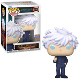 Satoru Gojo #1226 Jujutsu Kaisen 2023 Wondrous Con Exclusive Funko Pop figure in and out of box