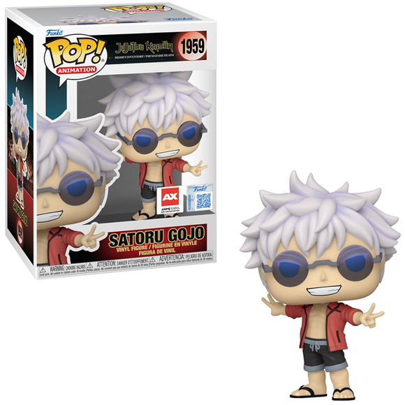 Satoru Gojo #1959 Jujutsu Kaisen Funko Pop Anime Expo in and out of box