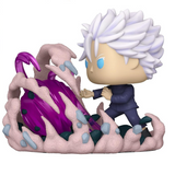 Satoru Gojo #1644 Funko Pop! Deluxe – Jujutsu Kaisen figure out of box with glowing purple effect
