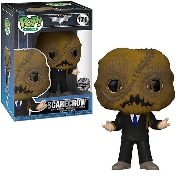 Scarecrow #171 Batman The Dark Knight Funko Pop — Digital Release LE 1900, in box and out of box
