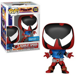 Scarlet Spider #1232 Funko Pop! Spider-Man Across the Spider-Verse Walmart Exclusive – figure in and out of box