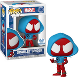 Scarlet Spider #1453 Funko Pop in box and out of box