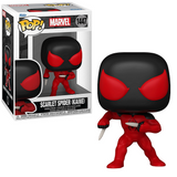 Scarlet Spider [Kaine] #1447 Funko Pop in and out of box