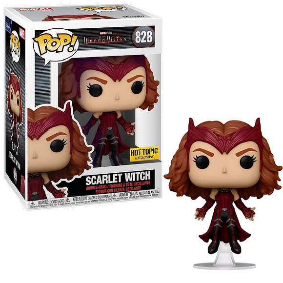 Scarlet Witch #828 – WandaVision Funko Pop! [Hot Topic Exclusive] [Minor Box Damage]