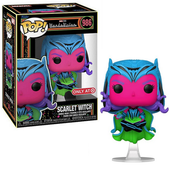 Scarlet Witch #986 - WandaVision Funko Pop! [Blacklight Target Exclusive]