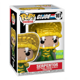 Serpentor #107 GI Joe Funko Pop Retro Toys 2022 SDCC Con Limited Edition in box