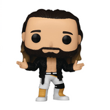 Seth Rollins #158 WWE Funko Pop With Coat figure outside the box.