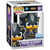 Shadow as Batman #591 DC x Sonic Funko Pop! Target Exclusive shown in box