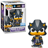 Shadow as Batman #591 DC x Sonic Funko Pop! Target Exclusive shown in and out of box