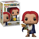 Shanks #939 One Piece Funko Pop! Animation Big Apple Exclusive Chase inside display box.