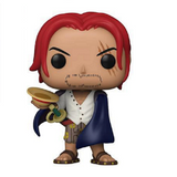 Shanks #939 One Piece Funko Pop! Animation Big Apple Exclusive Chase standing out of box.