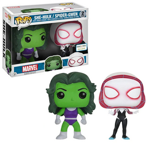 She-Hulk & Spider-Gwen - Marvel Funko Pop! [B&N Exclusive 2-Pack]