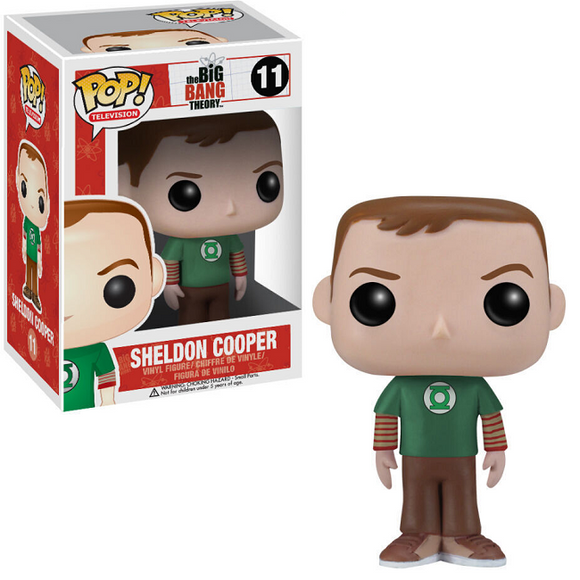 Sheldon Cooper Funko Pop 11 Green Lantern Shirt Box Damage