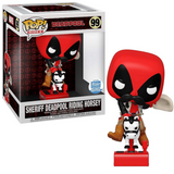 Sheriff Deadpool Riding Horsey #99 Deadpool Funko Pop Rides in box and out of box