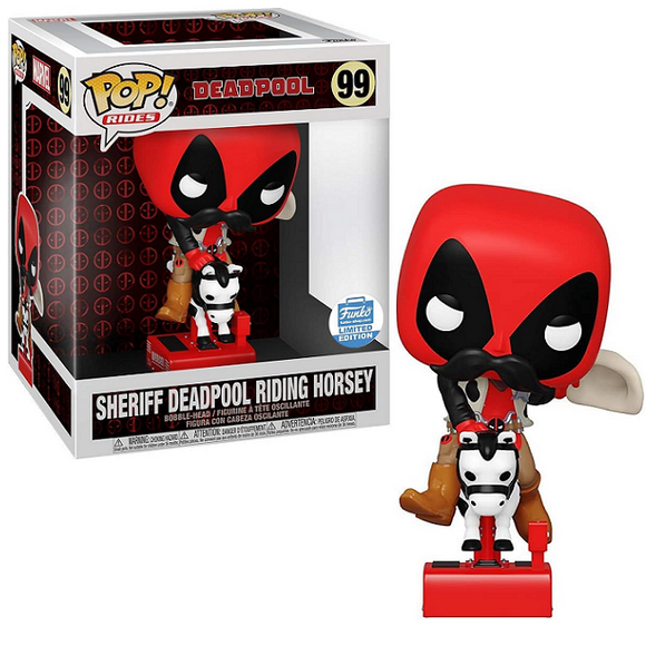 Sheriff Deadpool Riding Horsey #99 – Deadpool Funko Pop! Rides [Funko Exclusive]