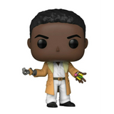 Sherman Fields #1159 Funko Pop out of box showing coat and accessories