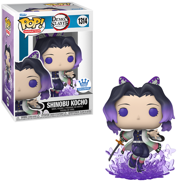 Shinobu Kocho #1314 Demon Slayer Funko Pop Funko Exclusive in box and out of box