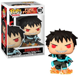 Shinra With Fire #981 Fire Force Funko Pop figure in and out of box