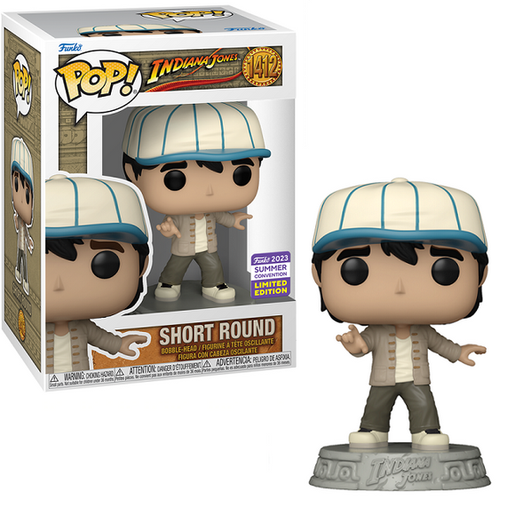 Short Round #1412 - Indiana Jones Funko Pop! [2023 Summer Convention Limited Edition]