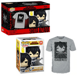 Shota Aizawa My Hero Academia Funko Pop and Tee set in box and out of box