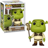 Shrek with Snake #1594 Shrek 30th Funko Pop! Movies figure shown in box and out of box.