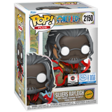 Silvers Rayleigh #2150 Chase One Piece Funko Pop Plus Chalice Pre-Release Exclusive figure in box
