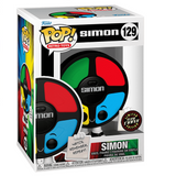 Simon #129 90’s Capsule Series Funko Pop Retro Toys GITD Chase inside the box.