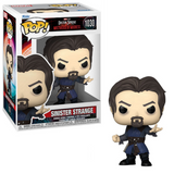 Sinister Strange #1030 Funko Pop Doctor Strange Multiverse of Madness figure in box and out of box