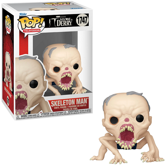 Skeleton Man #1747 - Welcome to Derry Funko Pop! in box and out of box glam shot