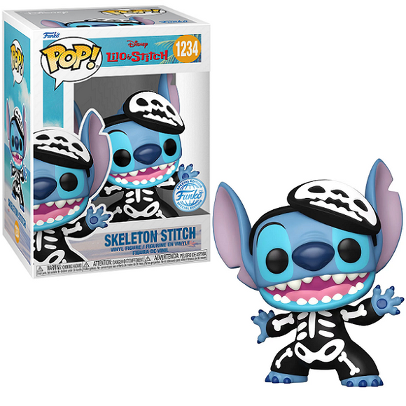 Skeleton Stitch #1234 - Lilo & Stitch Funko Pop! [Special Edition]