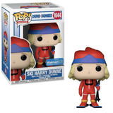 Ski Harry Dunne #1044 Dumb and Dumber Funko Pop Movies Walmart Exclusive figure in box and out of box wearing red ski suit with poles
