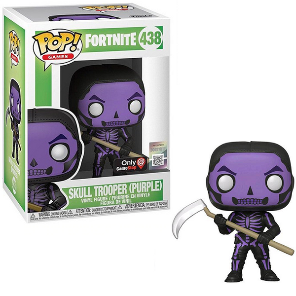 Skull Trooper 438 Fortnite Funko Pop Games Purple GameStop Exclus A1 Swag