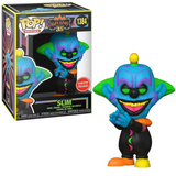 Slim #1384 Killer Klowns from Outer Space Funko Pop Blacklight in box and out of box