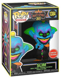 Slim #1384 Killer Klowns Funko Pop Movies Blacklight GameStop Exclusive in box