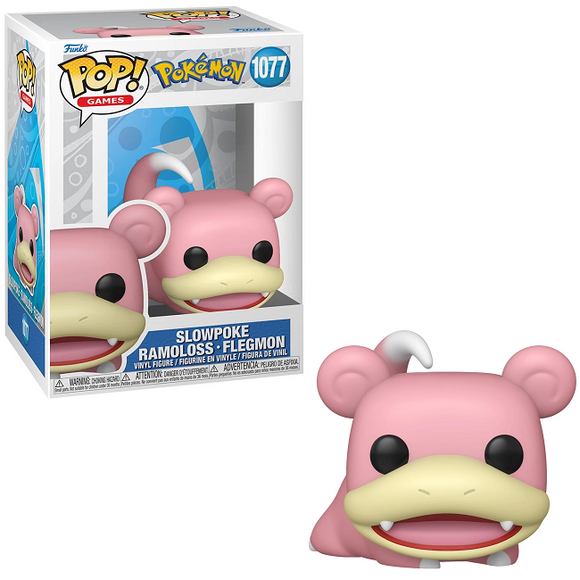 Slowpoke Funko Pop #1077 Pokémon figure in box and out of box