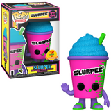 Slurpee #233 Blacklight Funko Pop — in box and out of box display