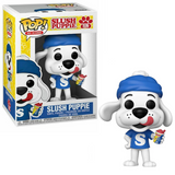 Slush Puppie #106 Slush Puppie Funko Pop Ad Icons figure in box and out of box holding Slush Puppie drink