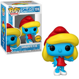 Smurfette #1516 Smurfs Funko Pop! red outfit chase in box and out of box