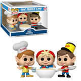 Snap, Crackle, & Pop #227 Kelloggs Funko Pop Moment shown in-box and out-of-box, front view