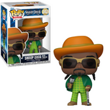 Snoop Dogg #342 Funko Pop Rocks figure with chalice in box and out of box front view