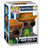 Snoop Dogg #342 Funko Pop Rocks figure with chalice in original box front view