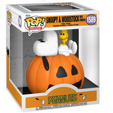Snoopy & Woodstock With Pumpkin #1589 Great Pumpkin Deluxe Funko Pop inside the box.